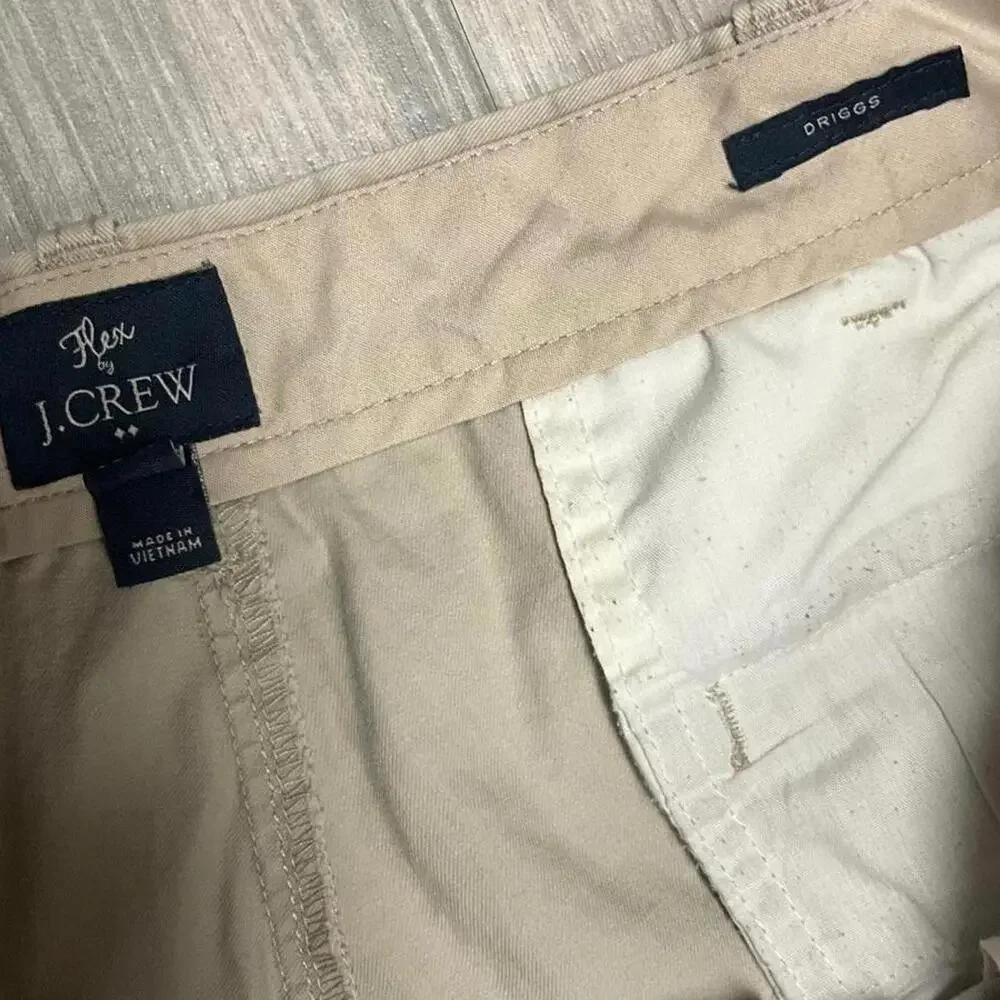 J.Crew Driggs Flex Khaki Chino Pants
